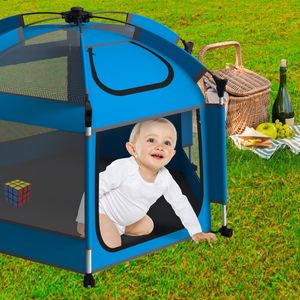 Prodigio UF002 6 lati box portatile e pieghevole con noi o certificati Standard europei pop up playhouse pop up Playpen - Product Image 4