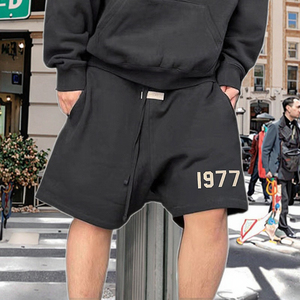 Lo stile di vendita caldo può essere personalizzato con Logo di alta qualità <span class=keywords><strong>pantaloncini</strong></span> da <span class=keywords><strong>uomo</strong></span> <span class=keywords><strong>in</strong></span> <span class=keywords><strong>cotone</strong></span> Terry francese riflettente - Product Image 1
