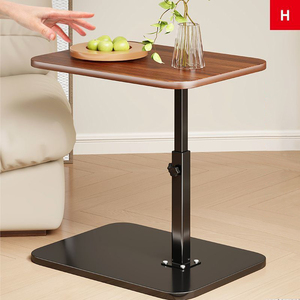 Petite <span class=keywords><strong>table</strong></span> <span class=keywords><strong>basse</strong></span> rectangulaire avec fonction rotative <span class=keywords><strong>Table</strong></span> d'appoint moderne en forme de C réglable pour canapé - Product Image 4