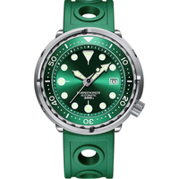 Montre de plongée saphir en acier inoxydable Montre de plongée pour homme Montres automatiques Montre de plongée avec logo personnalisé
