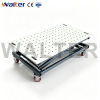 Table de soudage robuste réglable en hauteur pour la fabrication industrielle
