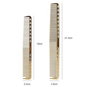 Spazio professionale in alluminio affusolato pettine per capelli da barbiere antistatico salone parrucchiere pettine taglio capelli - Product Image 5