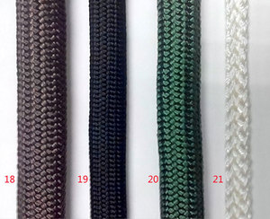 3mm 5mm 8mm Rope Lace Shoes Nylon Cord Rope <strong>Braided</strong> <strong>Elastic</strong> <strong>Polyester</strong> Cotton for Bags and Garments - Product Image 2