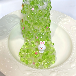 CHENXI Kawaii Rabbit Premade Slime Clear Crystal Mud Non-Toxic Educational Stress Relief Toy Crystal Slime - Product Image 3