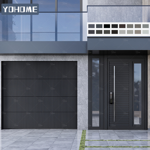 Porte de garage pliante de haute qualité, garantie US standard 5 ans, 10 <span class=keywords><strong>x</strong></span> 12 pieds, style contemporain moderne, portes de garage à enroulement rapide. - Product Image 2