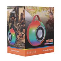 Subwoofer audio RGB BT, petit haut-parleur, haut-parleur intelligent, petit canon en acier, haut niveau d'apparence