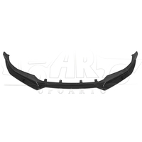 Alerón Delantero para Parachoques HS Car G26, Divisor de Labios Delanteros de Plástico con Aspecto de Fibra de Carbono, 3 Piezas, para BMW Serie 4, 4 Puertas, G26 M Sport 2021+
