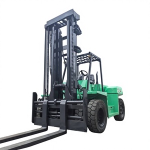Japanese Mitsubishi 15Ton Used Diesel Forklift FD150 Original Mitsubishi S6S Engine Hydraulic Side Shifter Solid Tire Top - Product Image 1