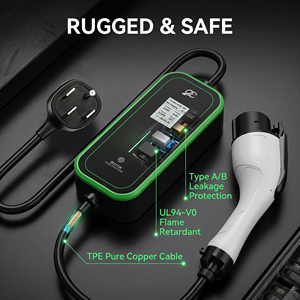 Cargador Portátil para Vehículos Eléctricos Tipo 1 con Carga Integrada, Aplicación Tuya, WiFi, Bluetooth, Monofásico, 7KW, 100-240V - Product Image 3