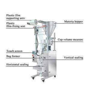 Full Automatic Granule Powder Packaging Machine Flour Spice Pistachio Cashew Peanut Snack Dried Fruit Packing Machine - Product Image 6