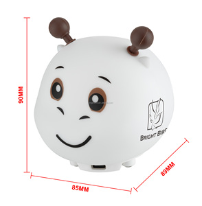 Cute Cartoon Soft <b>Led</b> 6pcs SMD+5050 Night <b>Lights</b> Silicone Lamp <b>Usb</b> Rechargeable Touch Sensor <b>Light</b> Bedroom Bedside Kids - Product Image 3