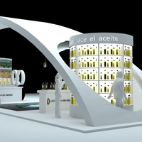 Stand d'exposition modulaire haut de gamme MEGA pour boutique de mode moderne, exposition d'art, événement