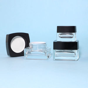 <span class=keywords><strong>Pot</strong></span> en verre à large ouverture vide pour baume à lèvres et crème <span class=keywords><strong>de</strong></span> soin - Product Image 2