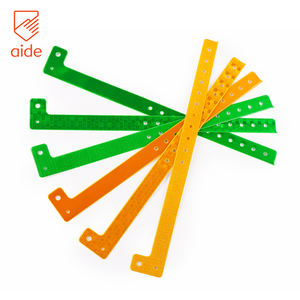 للبيع بالجملة سوار معصم بلاستيكي ناعم قابل للتعديل مقاوم للماء فينيل PVC سوار معصم للحدث عصابات بلاستيكية ترويجية للأحداث - Product Image 4