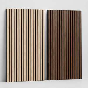 Matériaux insonorisants 3D, panneau acoustique mural, effet décoratif, <span class=keywords><strong>lattes</strong></span> en bois, panneau mural acoustique en bois, panneaux absorbants du son - Product Image 2