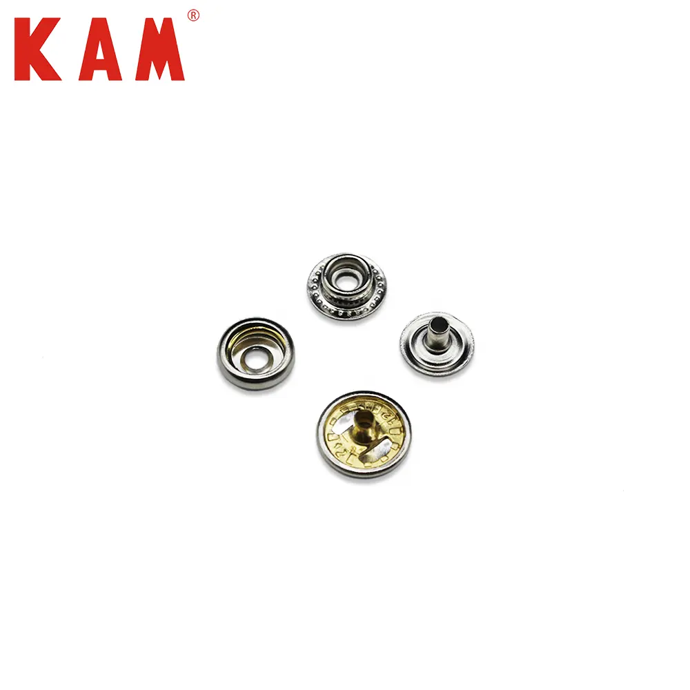 Round press alloy metal snap buttons