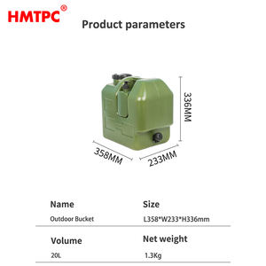 Récipient d'<span class=keywords><strong>eau</strong></span> en plastique HDPE durable <span class=keywords><strong>20L</strong></span> 30L avec <span class=keywords><strong>robinet</strong></span> pour camping en plein air et utilisation d'urgence - Product Image 3