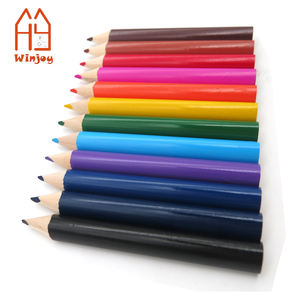 <span class=keywords><strong>Crayon</strong></span> <span class=keywords><strong>de</strong></span> couleur Fat print pour enfants, crayons courts <span class=keywords><strong>de</strong></span> couleur Jumbo et <span class=keywords><strong>de</strong></span> Triangle pour âge préscolaire, tout-petits et débutants, crayons <span class=keywords><strong>de</strong></span> couleur pour enfants - Product Image 3