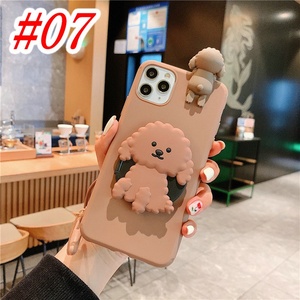 Funda blanda para teléfono con soporte de espejo de perro de peluche para <span class=keywords><strong>iPhone</strong></span> 13 12 11 Pro X XR XS Max 8 8 + 7 7 + 6 6 + <span class=keywords><strong>6S</strong></span> <span class=keywords><strong>6S</strong></span> + <span class=keywords><strong>Plus</strong></span> SE2 SE 2020 - Product Image 2