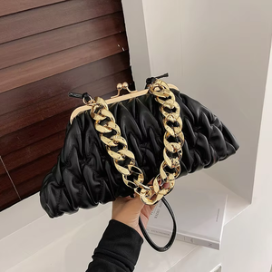 Winter Women's Embroidery <b>Chain</b> Shoulder Bag Popular New Fashion Trend Portable Zipper <b>Handbag</b>/Crossbody Purses Tanjing - Product Image 5