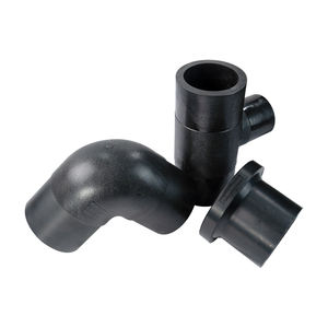 Accesorios <span class=keywords><strong>de</strong></span> Tubería HDPE China ASTM D3261 F714 IPS, Codo PE4710/PE100, Accesorios <span class=keywords><strong>de</strong></span> Tubería HDPE SDR9/SDR11/SDR17, Codo <span class=keywords><strong>de</strong></span> 45 Grados - Product Image 1