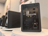 Moniteur de studio de référence à faible distorsion, haut-parleur de monitoring audio amplifié avec réglage HF à 4 sections pour studio d'enregistrement