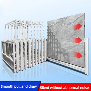 Tùy chỉnh hiện Đại Kim Loại hiển thị đứng cho cửa hàng đá cẩm thạch bệ xoay đá giá cho thạch anh Gạch gốm mẫu hiển thị - Product Image 2