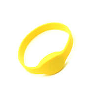 Pulsera de Silicona NFC de Alta Calidad de 13.56MHz, Resistente al Agua, ISO14443, con Impresión a Todo Color y Código QR para Control de Acceso