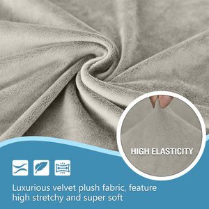 Housse de canapé d'<span class=keywords><strong>angle</strong></span> en velours pour animaux de compagnie, antidérapante, extensible, <span class=keywords><strong>anti</strong></span>-rayures, imperméable, personnalisable pour salon et enfants - Product Image 3