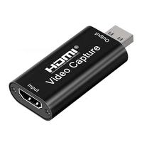 Tarjeta Capturadora de Video USB 2.0 4K HD 1080P, Adaptador HDMI a USB para Transmisión en Vivo, Grabación de Juegos, Videoconferencias
