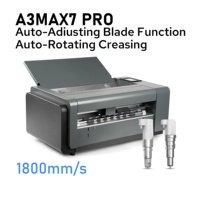 Outil de pliage et de découpe électrique A3MAX7/A3MAX7 PRO, moteur servo, alimentation automatique pour étiquettes et autocollants, découpeuse numérique.
