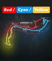 Enseigne néon LED personnalisée Circuit de Monaco F1 avec impression UV, décoration murale néon acrylique piste de course Formule 1, vente en gros usine Chine