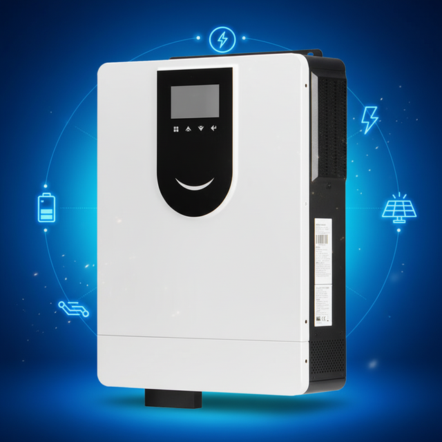 6.2Kw Solar off Grid Hybrid Inverter 3 Phase MPPT VFD DC 12V 220V 97.5% Efficiency 5 Year Warranty