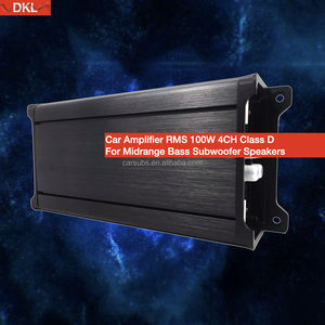 Amplificateur stéréo pour <span class=keywords><strong>voiture</strong></span> RMS 100W 4D High Level RCA AMP Full range Peak <span class=keywords><strong>4000W</strong></span> Class D Car Amplifier Monoblock - Product Image 2