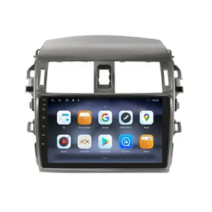 Android 10.0 9 ''Auto Radio Video Stereo Gps Wifi Bt Usb 2.5D Touch Screen Voor Toyota/Corolla 2006-2012