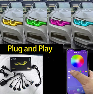 JONE <span class=keywords><strong>LED</strong></span> RGB DRL para BMW F30 F31 F35 2012-2019 LCI CSL estilo para <span class=keywords><strong>Bluetooth</strong></span> APP teléfono controlado módulos de luz de circulación diurna - Product Image 3