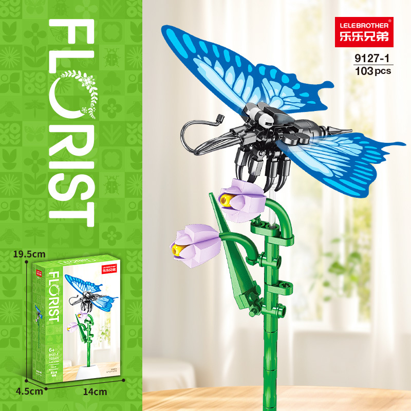 9127-1 Tulips and Butterflies (103 pieces)