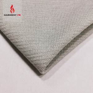Трикотажная ткань в рубчик 100%, металарамид, огнезащитная ткань для рабочей одежды - Product Image 2