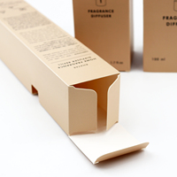 Boîte en papier d'emballage de diffuseur de roseau d'encens d'huile essentielle vide d'impression de logo personnalisé
