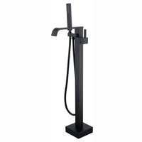 Robinet mitigeur de bain douche sur pied, pour la salle de bains, baignoire mitigeur de contrôle de la température, douche Style OEM en laiton