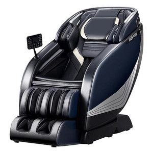 เก้าอี้นวด AUX รุ่น S300 นวดทั่วร่างกาย 4D แขนหุ่นยนต์ ราง SL สำหรับใช้ในบ้าน สีน้ำเงินเข้ม แบบเสียบปลั๊ก 31-60 ถุงลม - Product Image 3