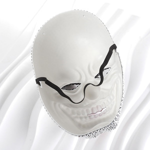 Máscara de Calavera con Incrustaciones de Diamantes, Estilo Horror, para Disfraz de Halloween, Material Plástico, Cubre Toda la Cara - Product Image 2