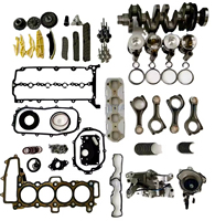 Kit completo de juntas para motor diésel 204DTD 204DTA: pistón, cigüeñal, biela, cojinete, cadena de distribución, válvula de motor, bomba de agua y bomba de aceite