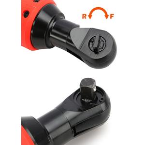 Testa di chiave elettrica di impatto 3/8 pollici con batteria al litio senza fili industriale grado di azionamento quadrato per costruttori e meccanici di auto - Product Image 4