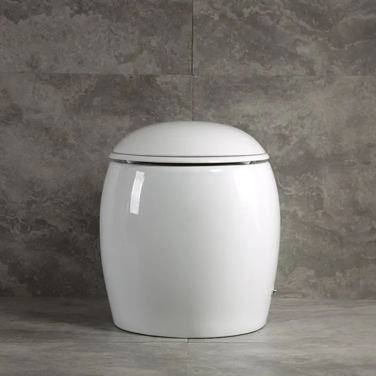 ceramic bathroom one piece european Pulse induction flush toilet water closet