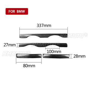 1 paire de couvre-phares en fibre de carbone véritable pour BMW E36 1992 1993 1994 1995 1996 1997 1998, accessoires de voiture - Product Image 3