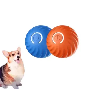 Balle de jouet intelligente pour chien Jouet interactif électronique pour chat Balle mobile Balle automatique de saut pour chiot Cadeau d'anniversaire Chien Chat Produit