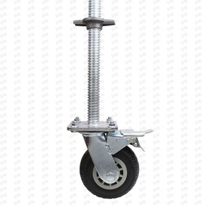 Roue pivotante réglable Hope de 6 pouces avec frein pour échafaudage - Product Image 2