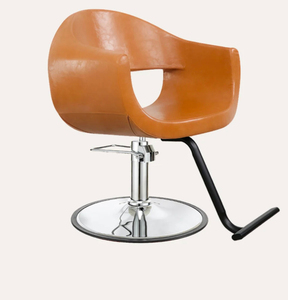 Sillón <span class=keywords><strong>de</strong></span> Peluquería Moderno Marrón con Reposapiés <span class=keywords><strong>para</strong></span> Salón <span class=keywords><strong>de</strong></span> Belleza - Product Image 4