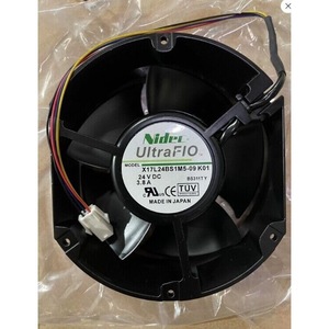 นิเด็ค อัลตร้าฟิโอพัดลมอุตสาหกรรม 24V DC 3.8A X17L24BS1M5-09 K01 โครงอะลูมิเนียมผลิตในญี่ปุ่น - Product Image 1